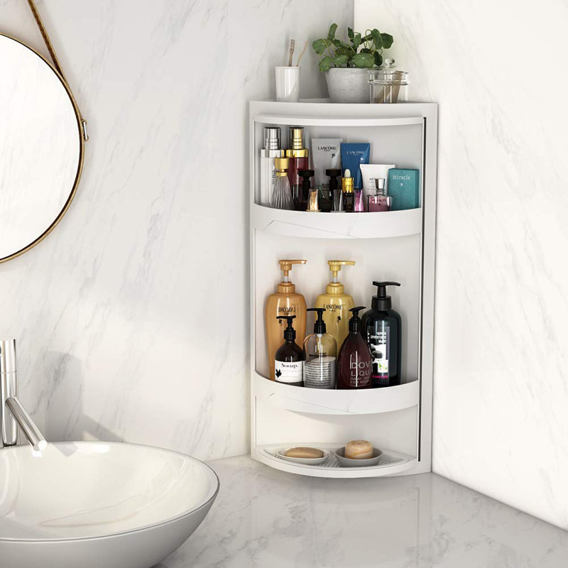 DAANIS Corner Shelving In Bathroom